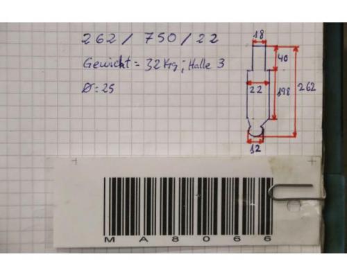 Abkantwerkzeug 750 mm von unbekannt – 262/22 mm Radius 12,5 - Bild 5