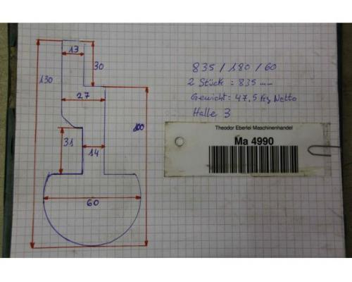 Abkantwerkzeug geteilt 1670 mm von Promecam – Radius 30 mm - Bild 8