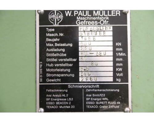 Exzenterpresse mit Walzenvorschub 30 to von Müller – PDE30SLFHK - Bild 4