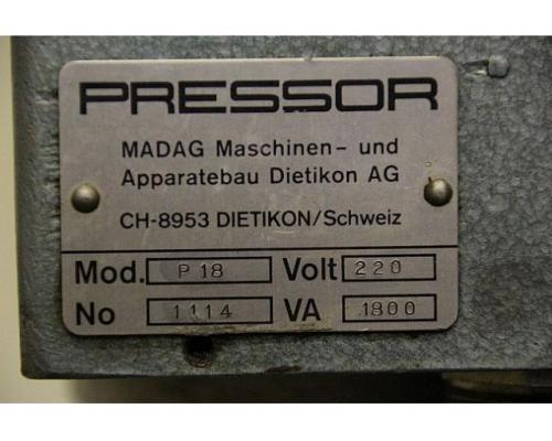 Druck-Präge-Stempelmaschine (defekt) von Pressor – P18 - Bild 12