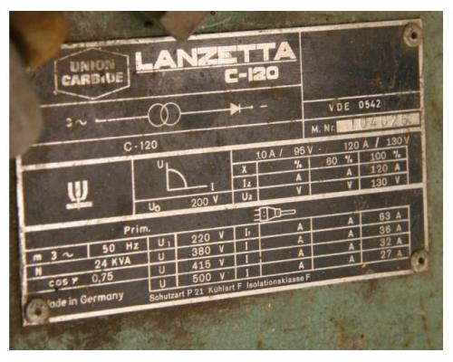 Plasmaschneidgerät von UNION CARBIDE – Lanzetta C-120 - Bild 5