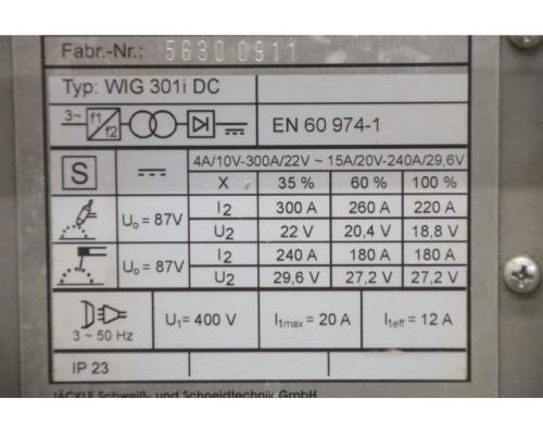 WIG Schweissgerät 300 A von Jäckle – WIG 301i DC - Bild 10