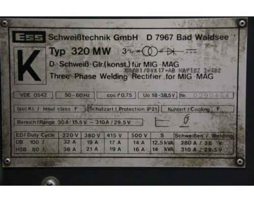 Schutzgasschweißgerät 320 A von ESS – 320 MW - Bild 10