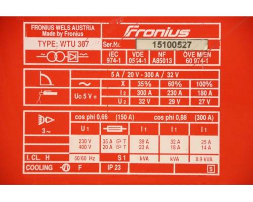 Elektrodenschweißgerät 300 A von Fronius – WTU 307 - Bild 4