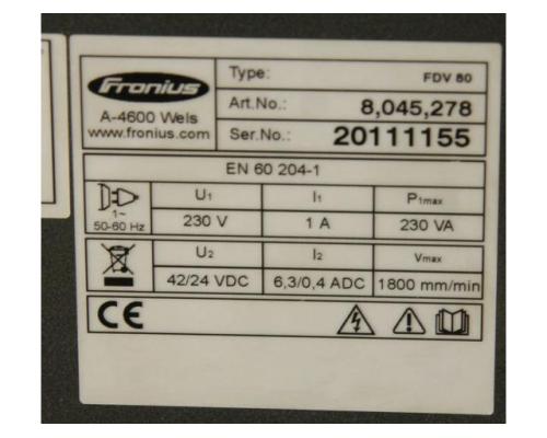 Längsfahrwagen von Fronius – FDV 80 - Bild 8