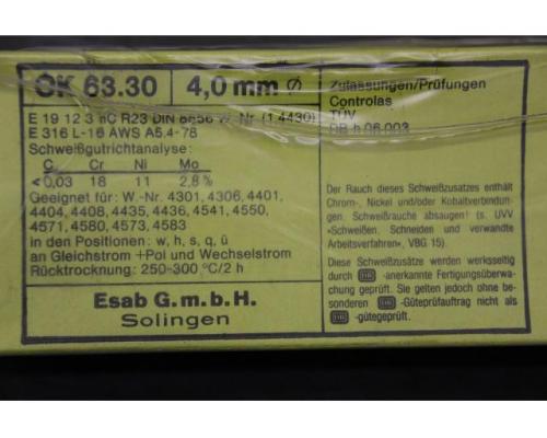 Stabelektroden Schweißelektroden 4,0 x 350 von ESAB – OK 63.30 - Bild 4