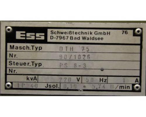 Schweißdrehvorrichtung schwenkbar von ESS – DTH 75 - Bild 7