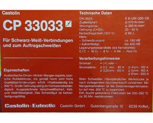 Stabelektroden Schweißelektroden 3,25 x 350 von Castolin Eutectic – CP 33033 - Bild 4