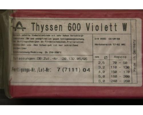 Stabelektroden Schweißelektroden 4,0 x 450 von Thyssen – Thyssen 600 Violett W - Bild 4