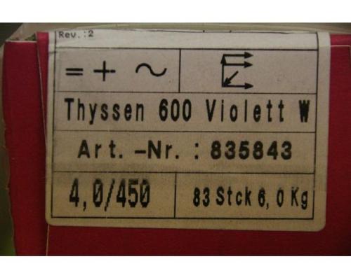 Stabelektroden Schweißelektroden 4,0 x 450 von Thyssen – Thyssen 600 Violett W - Bild 5