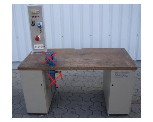 Werkbank von Stahl – 1500/750/800 - Bild 1