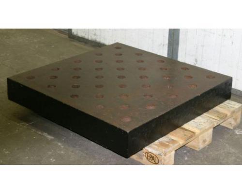 Aufspannplatten mit Bohrungen 9 Stück von Guss – 1000/1000/H150 mm - Bild 2