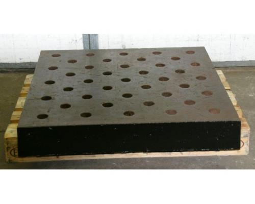 Aufspannplatten mit Bohrungen 9 Stück von Guss – 1000/1000/H150 mm - Bild 3