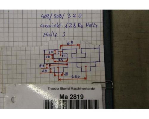 Aufspannplatte mit T Nuten von unbekannt – 500 x 400 mm - Bild 7