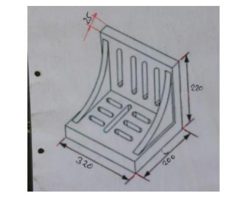 Aufspannwinkel von Guss – 200/320/H220 mm - Bild 6