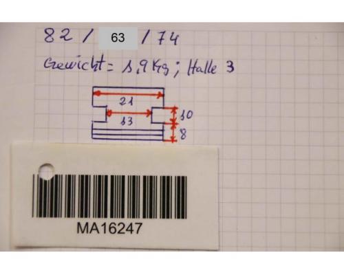 Wechselbacken von unbekannt – Breite 21 mm - Bild 7