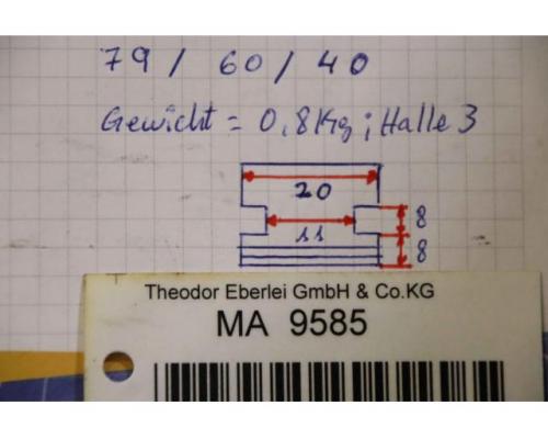 Wechselbacken Grundbacken von unbekannt – Breite 20 mm - Bild 8