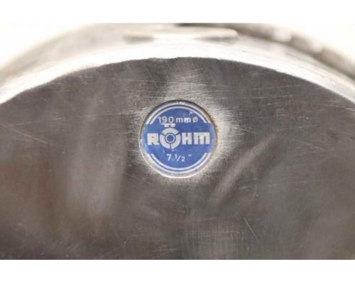 Dreibackenfutter von Röhm – Ø 190 mm / 7 1/2 “ - Bild 4