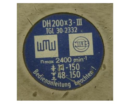 Dreibackenfutter von WMW Niles – Durchmesser 200 mm - Bild 5