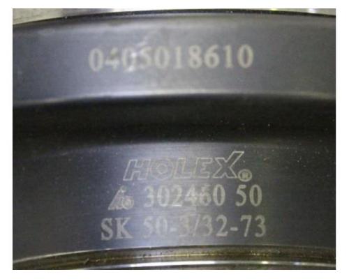 Spannzangenaufnahme SK50 von Holex – SK 50-3/32-73 - Bild 4