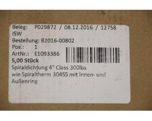 Spiraldichtung 5 Stück von ISW – 4″ Class 300 lbs - Bild 4