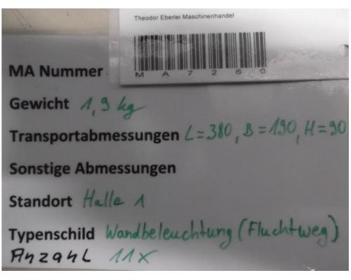 Rettungszeichenleuchte von Hagen – ALUX Alz-31 Wand - Bild 7