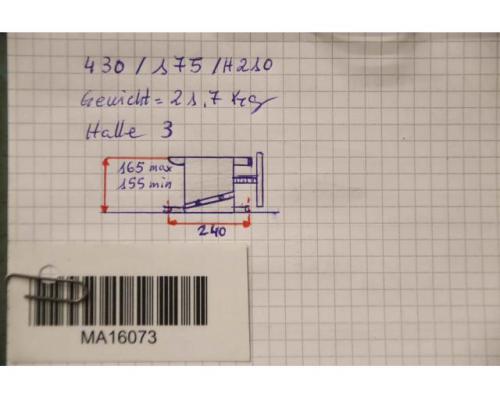 Reitstock von unbekannt – Spitzenhöhe 155 bis 165 mm - Bild 7