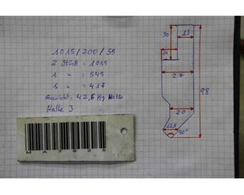 Abkantwerkzeug geteilt 1977 mm von unbekannt – 98/27 mm  90° - Bild 6