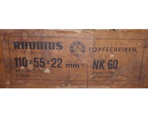 Schleifscheibe von Rhodius – Ø 110 x 55 x 22 mm - Bild 3