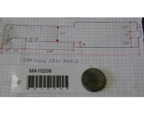 Abkantwerkzeug Gesenkwerkzeug 4×10 mm von unbekannt – Länge 599 mm - Bild 2