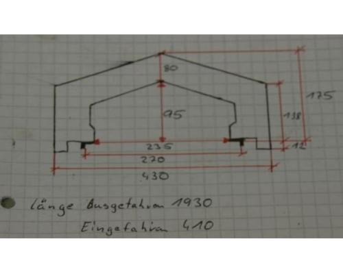 Lamellenschürzen 410-1930 mm von unbekannt – für Bettbreite max 270 mm - Bild 6