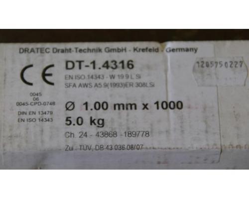 WIG-Schweißstab 3,0 kg von DRATEC – DT-1.4316 (1,0) - Bild 2