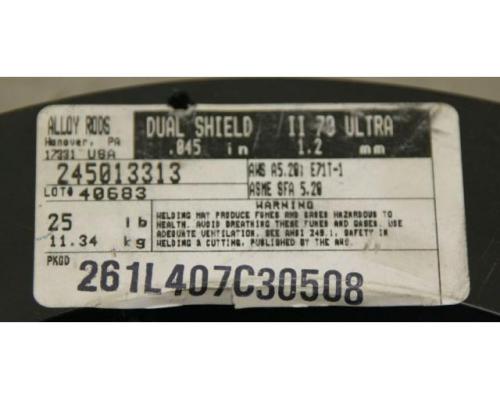 Schweißdraht 1,2 mm   netto Gewicht 5 kg von Alloy – Dual Shield II70 Ultra (1,2) - Bild 2