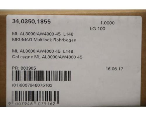 MIG/MAG Rohrbogen von Fronius – ML AL3000/AW4000 45 L148 - Bild 7