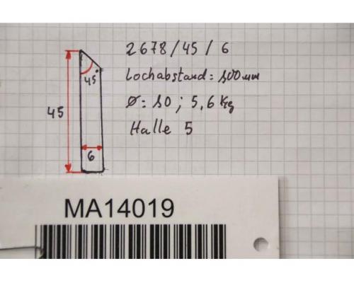 Abkantwerkzeug Schwenkbiegemaschine von Lote – 2678/6/H45 mm - Bild 8