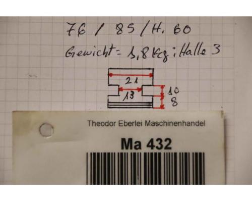 Wechselbacken Vierbackenfutter von unbekannt – Breite 21 mm - Bild 7