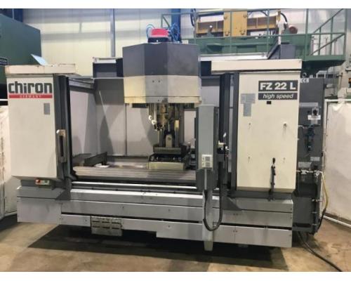 CHIRON FZ 22 L high speed CNC Vertikal Bearbeitungszentrum - Bild 5