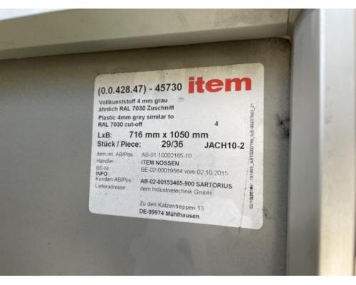 BOSCH REXROTH / ITEM / SCHÜCO Regalwagen, Kanban Wagen aus Aluminium Systemprofi - Bild 6