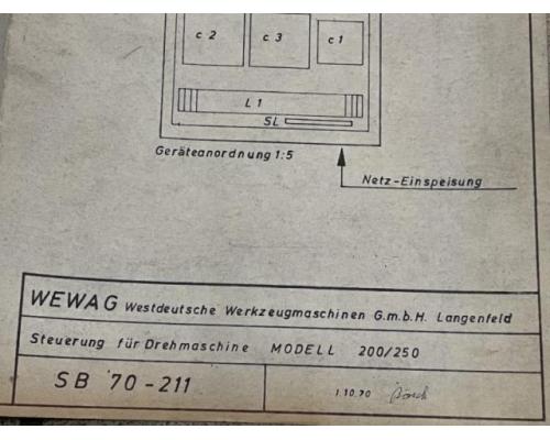 WEWAG S 200 / 250 Betriebsanleitung, Maschinenpläne, Stromlaufplan f - Bild 4