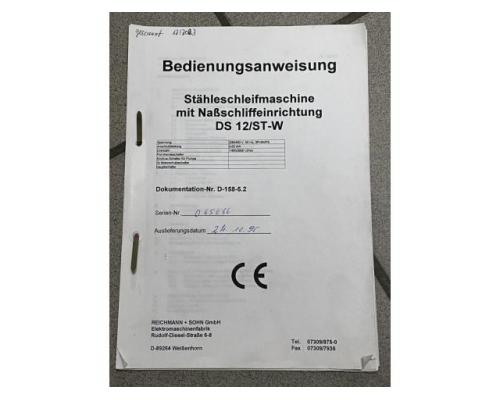 REMA - Reichmann DS12/ST-W Bedienungsanleitung, und Schaltplan Stähleschleifm - Bild 1