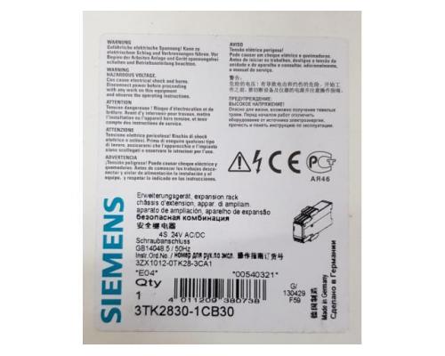 SIEMENS Sirius 3TK2830-1CB30 Sicherheitsrelais, Safety Relay, Not-Aus Relais, S - Bild 5