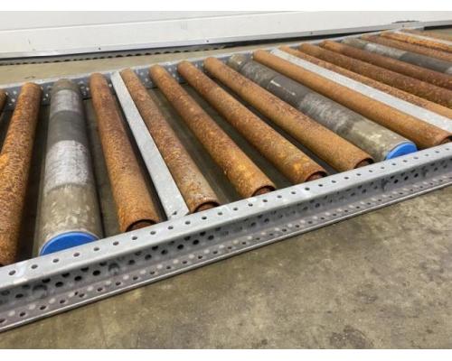 2025 x 850 mm Rollenbahn aus verzinktem Stahlprofil mit Metallro - Bild 2