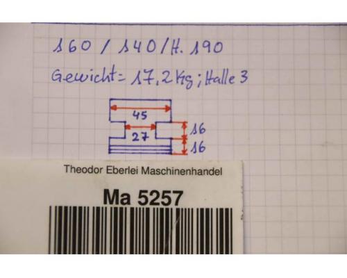 Wechselbacken von Forkardt – Breite 45 mm  schrägverzahnt - Bild 8