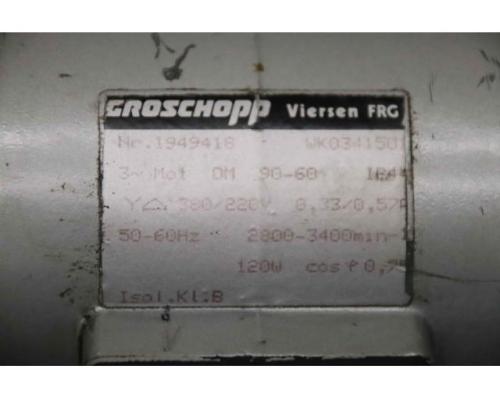 Getriebemotor 0,12 kW 400 U/min von Groschopp – E 2 a   WK 0341501  DM 90-60 - Bild 5