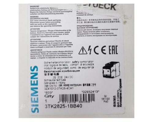 SIEMENS Sirius 3TK2825-1BB40 Sicherheitsrelais, Not-Aus Relais, Safety Relay, S - Bild 6