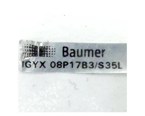 Baumer IGYX 08P17B3/S35L Induktiver Näherungsschalter IGYX 08P17B3/S35L - Bild 2