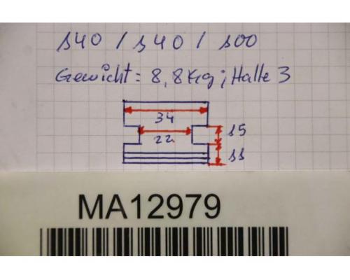 Wechselbacken Vierbackenfutter von unbekannt – Breite 34 mm - Bild 7