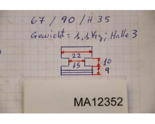 Wechselbacken Grundbacken von Forkardt – Breite 22 mm  schrägverzahnt - Bild 14