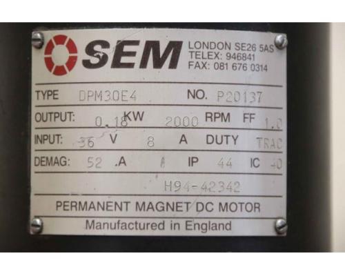 Servomotor 36V 0,18 kW von SEM – DPM30E4 - Bild 5