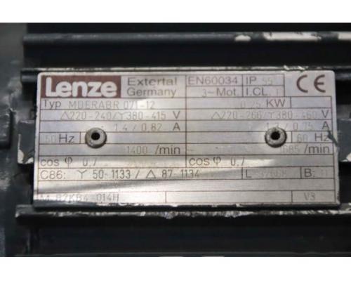 regelbarer Getriebemotor 0,25 kW  75 – 14 U/min von Lenze – GST04-2K  KMB-1100366  MDERA - Bild 5